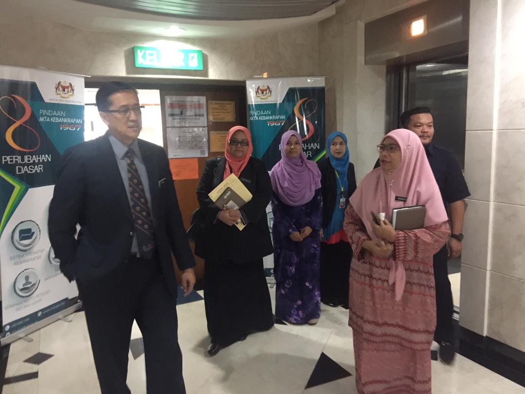 Lawatan Kerja YBhg. Dato' Anas bin Ahmad Zakie, Ketua Pengarah Insolvensi ke Cawangan MdI Wilayah Persekutuan-4