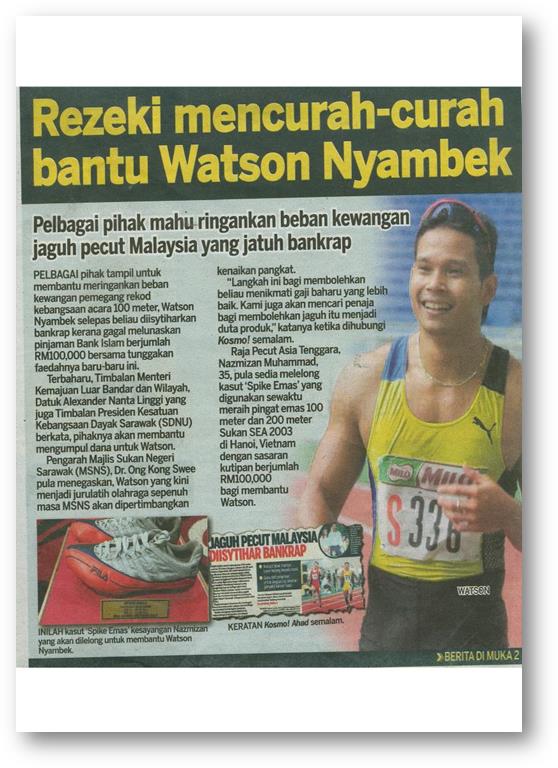 Kosmo! (07-03-2016) - Rezeki mencurah-curah bantu Watson Nyambek