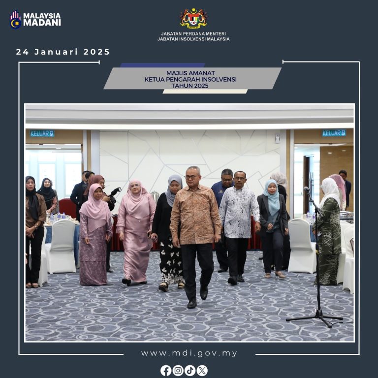 24 Januari 2025 | Majlis Amanat Ketua Pengarah Insolvensi 2025