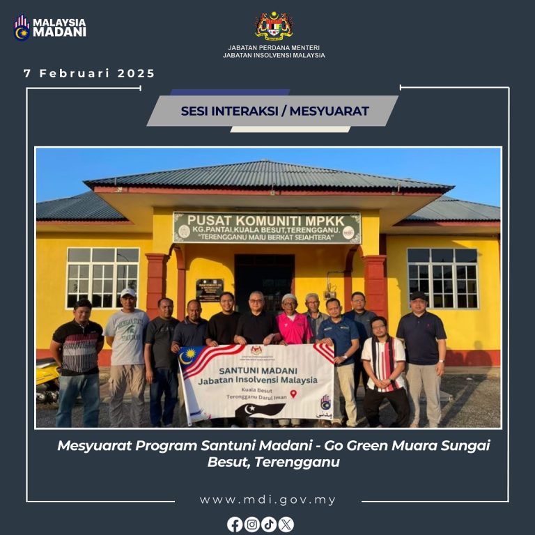 7 Februari 2025 | Mesyuarat Program Santuni Madani – Go Green Muara Sungai Besut, Terengganu