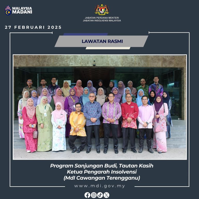 27 Februari 2025 | Program Sanjung Budi, Tautan Kasih Ketua Pengarah Insolvensi Di Cawangan Terengganu