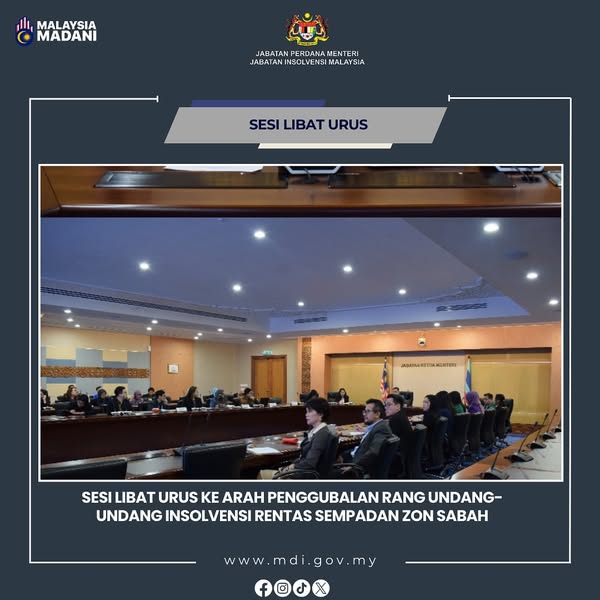 20 Mac 2025 | Sesi Libat Urus Ke Arah Penggubalan Rang Undang-Undang Insolvensi Rentas Sempadan Zon Sabah