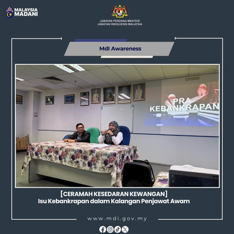 21 Mac 2025 | Ceramah Isu Kebankrapan Dalam Kalangan Penjawat Awam
