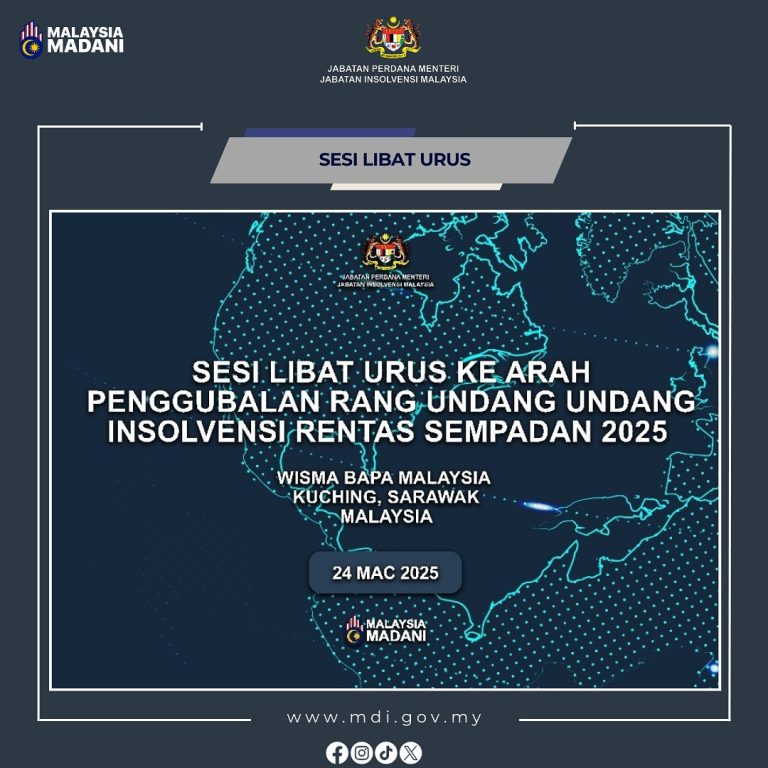 24 Mac 2025 | Sesi Libat Urus ke arah Penggubalan Rang Undang-Undang Insolvensi Rentas Sempadan
