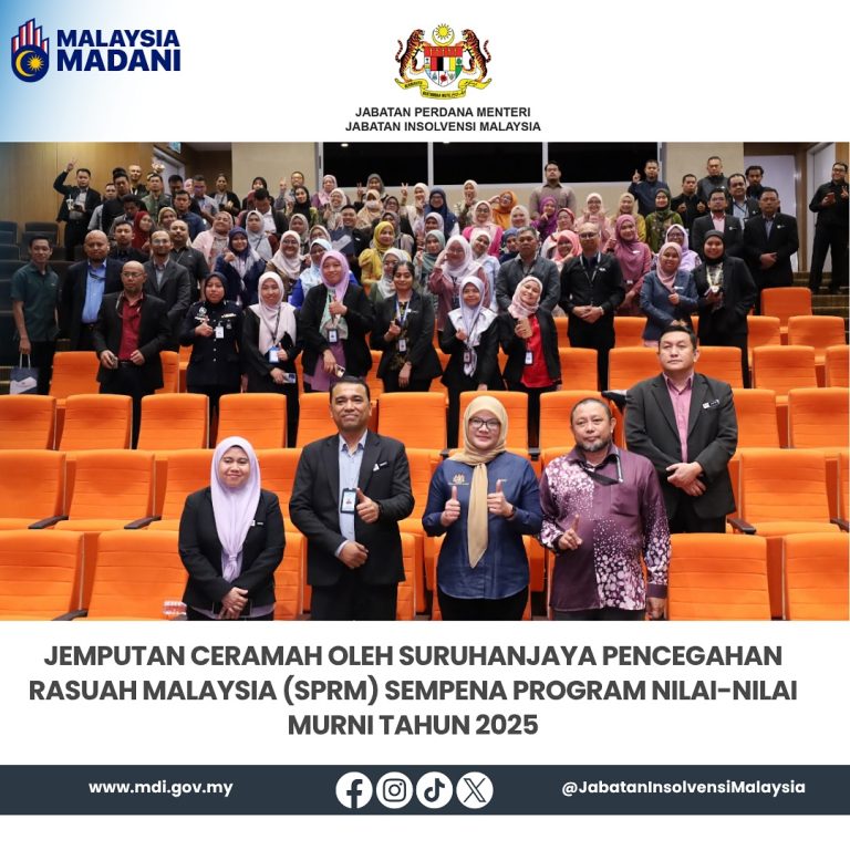22 Julai 2025 | Jemputan Ceramah Suruhanjaya Pencegahan Rasuah Malaysia (SPRM) Sempena Program Nilai-Nilai Murni Tahun 2025