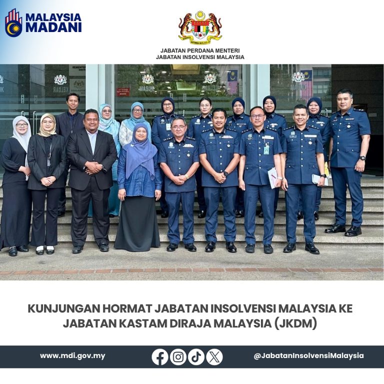 25 Julai 2025 | Kunjungan Hormat Jabatan Insolvensi Malaysia ke Jabatan Kastam Diraja Malaysia (JKDM)