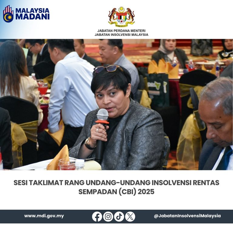 29 Julai 2025 | Sesi Taklimat Kepada Ahli Parlimen mengenai Rang Undang-Undang Insolvensi Rentas Sempadan (CBI) 2025