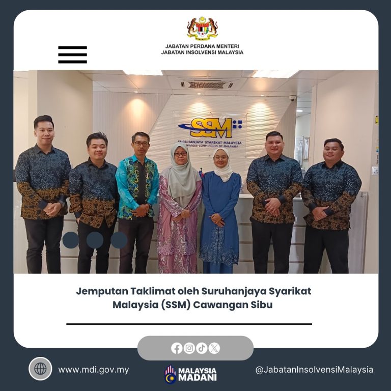 26 Jun 2025 | Jemputan Taklimat Oleh Suruhanjaya Syarikat Malaysia (SSM) Cawangan Sibu