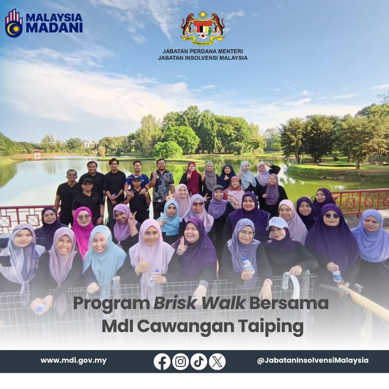 17 Julai 2025 | Program Brisk Walk Bersama MdI Cawangan Taiping