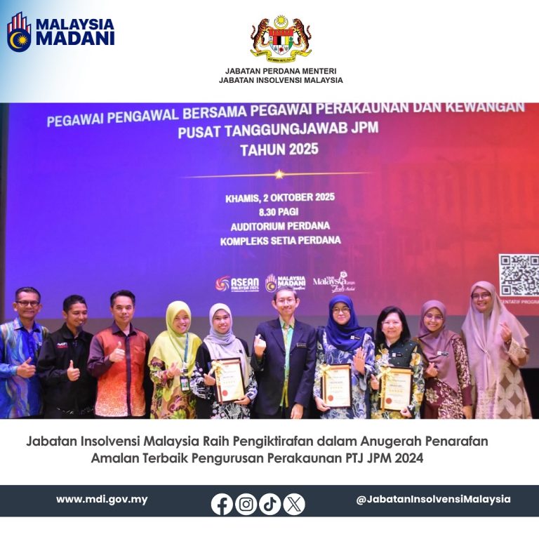 2 Okt 2025 | Majlis Anugerah Penarafan Amalan Terbaik Pengurusan Perakaunan PTJ JPM bagi Tahun 2024