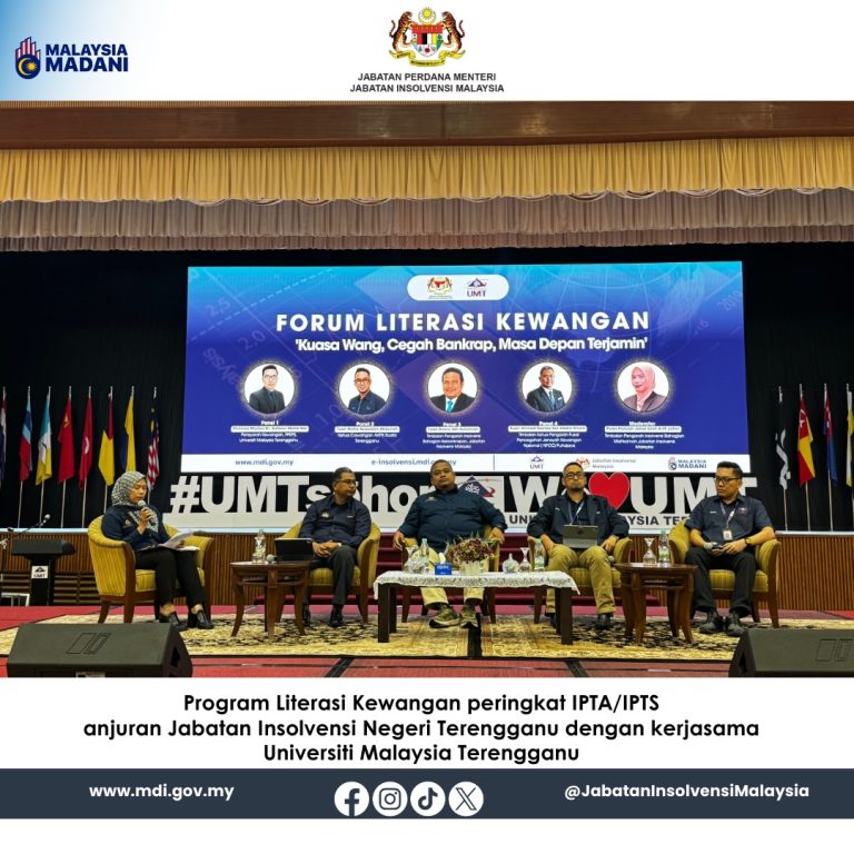 2 Dis 2025 | Program Literasi Kewangan Peringkat IPTA/IPTS anjuran Jabatan Insolvensi Negeri Terengganu