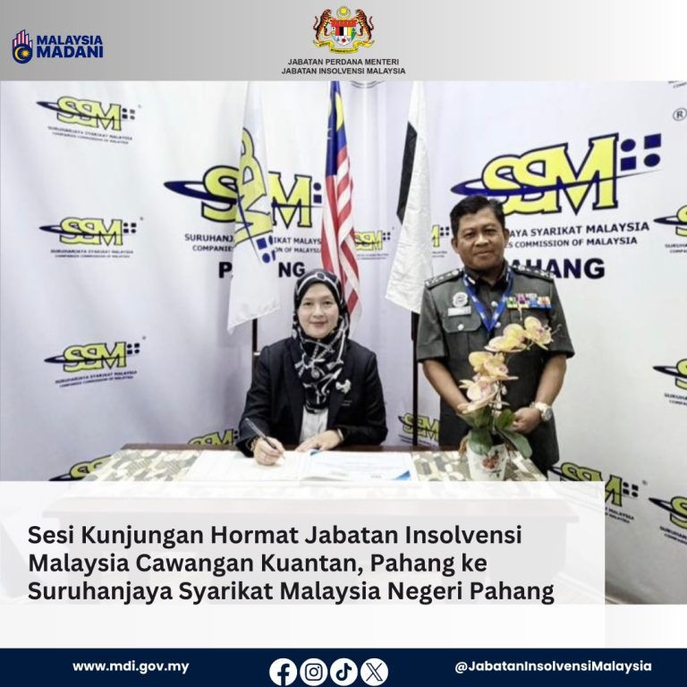 19 Jan 2026 | Sesi Kunjungan Hormat MdI Cawangan Kuantan, Pahang ke Suruhanjaya Syarikat Malaysia (SSM) Negeri Pahang