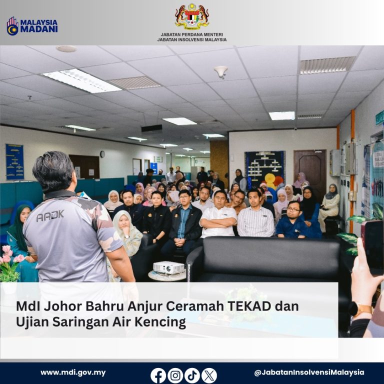 9 Feb 2026 | MdI Johor Bahru Anjur Ceramah TEKAD dan Ujian Saringan Air Kencing