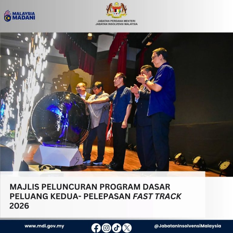 16 Feb 2026 | Majlis Peluncuran Program Dasar Peluang Kedua-Pelepasan Fast Track 2026