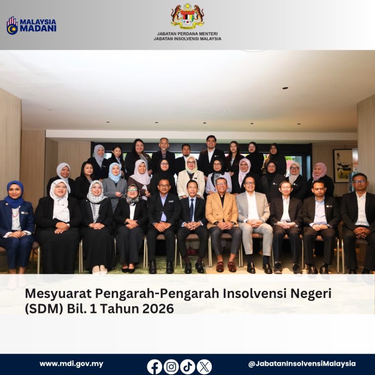 28-30 April 2026 | Mesyuarat Pengarah-Pengarah Insolvensi Negeri (SDM) Bil.1 Tahun 2026