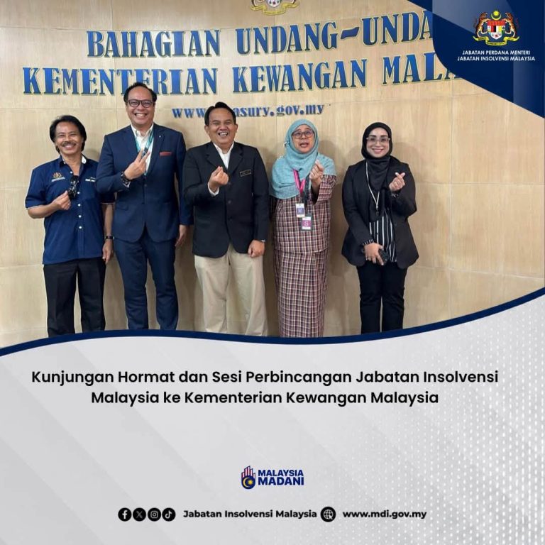 3 Julai 2026 | Kunjungan Hormat dan Sesi Perbincangan Jabatan Insolvensi Malaysia ke Kementerian Kewangan Malaysia