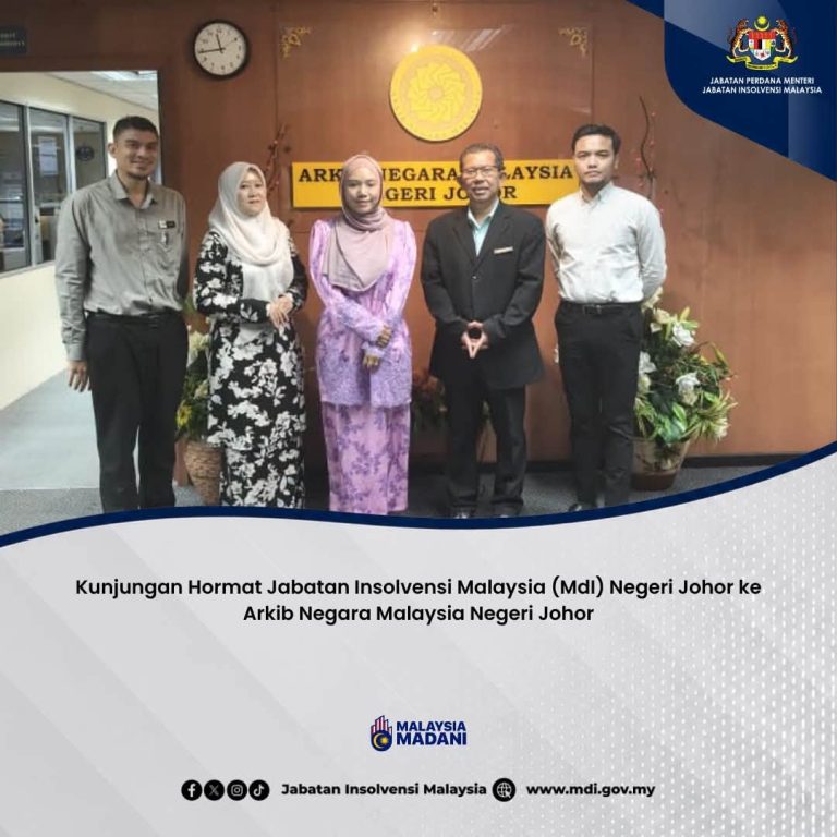 3 Julai 2026 | Kunjungan Hormat Jabatan Insolvensi Malaysia Negeri Johor ke Arkib Negara Malaysia Negeri Johor