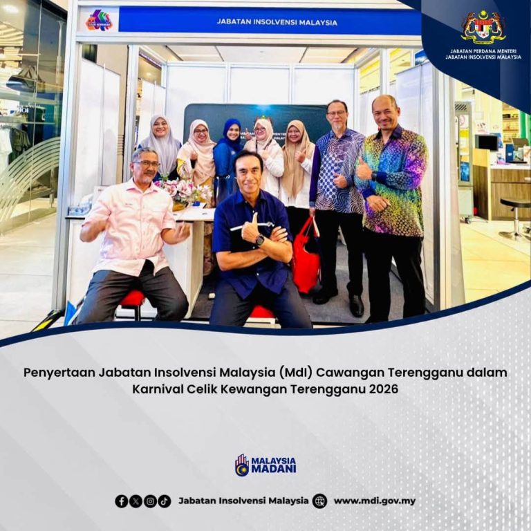 3 Julai 2026 | Penyertaan Jabatan Insolvensi Malaysia (MdI) Cawangan Terengganu dalam Karnival Celik Kewangan Terengganu 2026