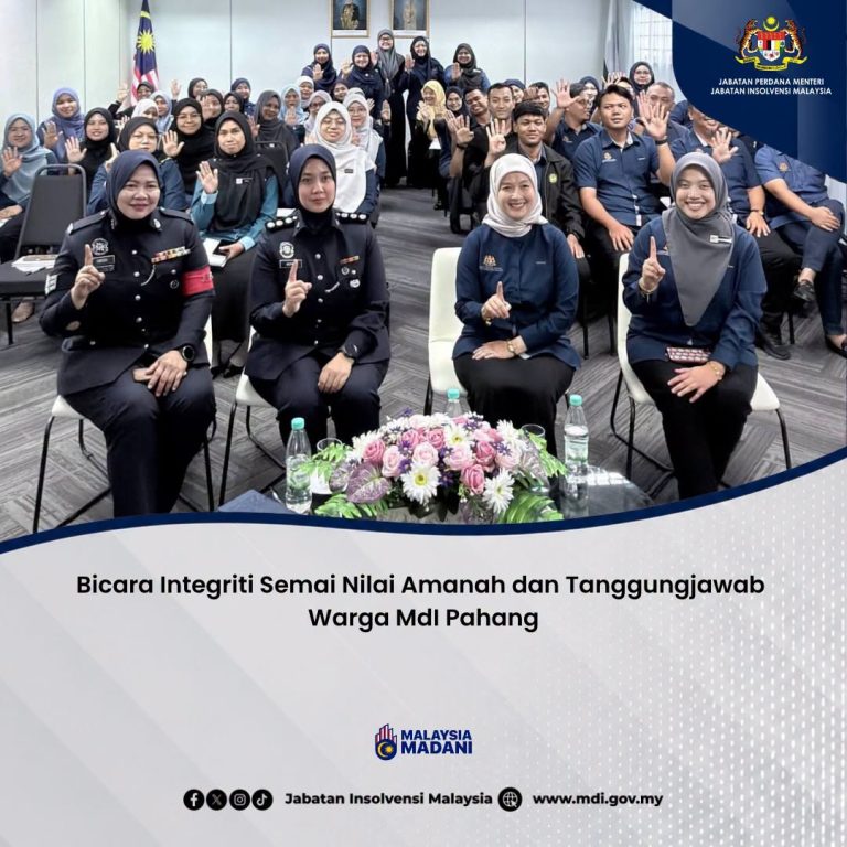 18 Ogos 2026 | Bicara Integriti  Semai Nilai Amanah dan Tanggungjawab Warga MdI Pahang