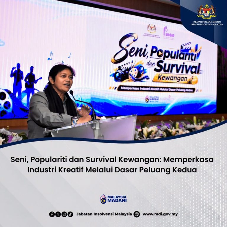5 Okt 2026 | Seni, Populariti dan Survival Kewangan: Memperkasa Industri Kreatif Melalui Dasar Peluang Kedua